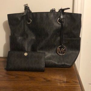 Matching Michael Kors purse and wallet